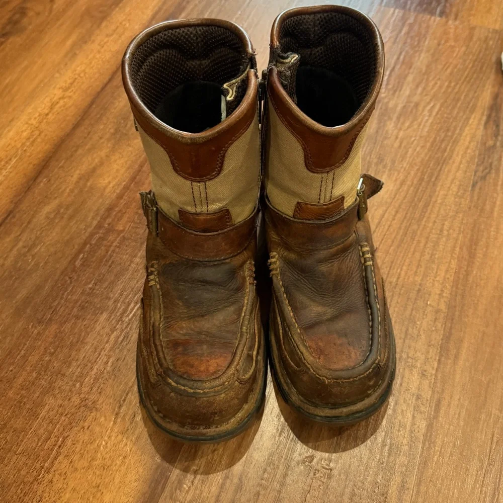 Georgia Boot Brown and Tan Leather Boots 8M